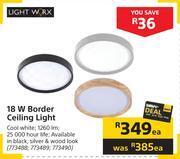 Builders Warehouse Lightworx 18w border ceiling light-each offer