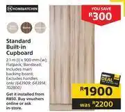 Builders Warehouse Home & kitchen standard built in cupboard-2.1m (h) x 900mm (w) offer