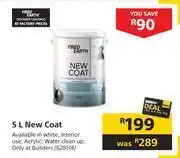 Builders Warehouse Fired earth new coat-5l offer