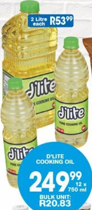 Giant Hyper D'LITE COOKING OIL offer