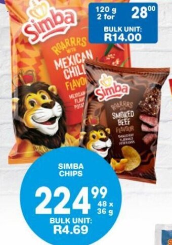 Giant Hyper SIMBA CHIPS offer