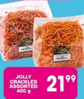 JOLLY CRACKLES ASSORTED 400 g