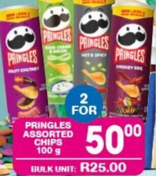 PRINGLES ASSORTED CHIPS 100 g