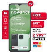 Edgars Huawei nova y61 4g offer
