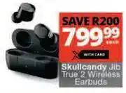 Checkers Hyper Skullcandy jibtrue 2 wireless earbuds-each offer