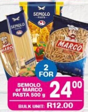 Giant Hyper SEMOLO or MARCO PASTA 500 g offer