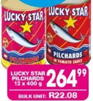 Giant Hyper LUCKY STAR PILCHARDS 12 x 400 g offer