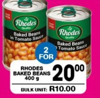 Giant Hyper RHODES BAKED BEANS 400 g offer