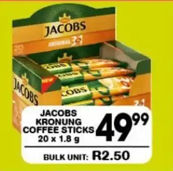 Giant Hyper JACOBS KRONUNG COFFEE STICKS 20 x 1.8 g offer