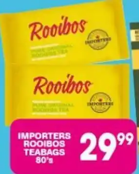 IMPORTERS ROOIBOS TEABAGS 80's