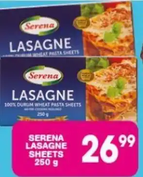 Giant Hyper SERENA LASAGNE SHEETS 250 g offer
