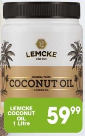 LEMCKE COCONUT OIL 1 Litre