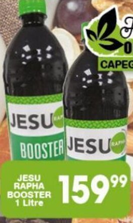 JESU RAPHA BOOSTER 1 Litre offer at Giant Hyper