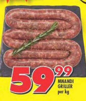 Shoprite MNANDI GRILLER per kg offer