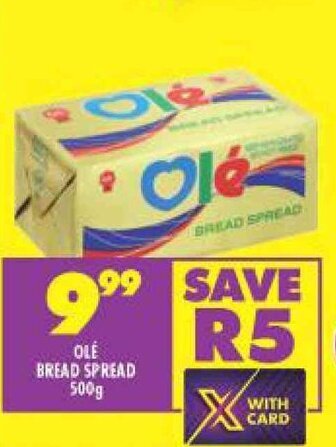 Shoprite OLE BREAD SPREAD 500g offer