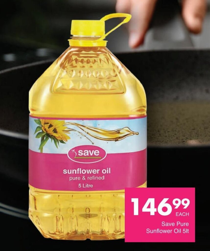 Save Pure Sunflower Oil 5lt Offer At Save