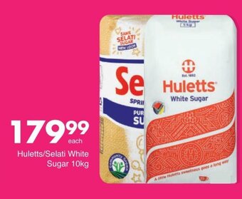 Save Huletts/Selati White Sugar 10kg offer