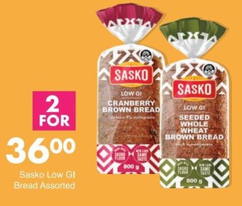 Save Sasko Low GI Bread Assorted offer