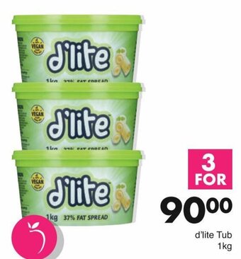 Save d'lite Tub 1kg offer