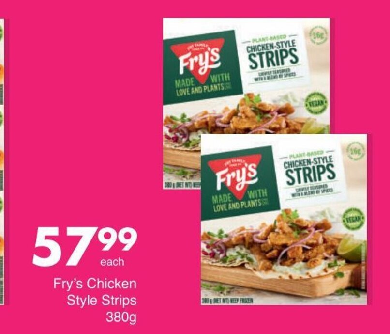 Fry's Chicken Style Strips 380g offer at Save
