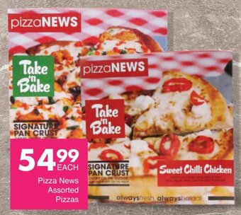 Save Pizza News Assorted Pizzas offer