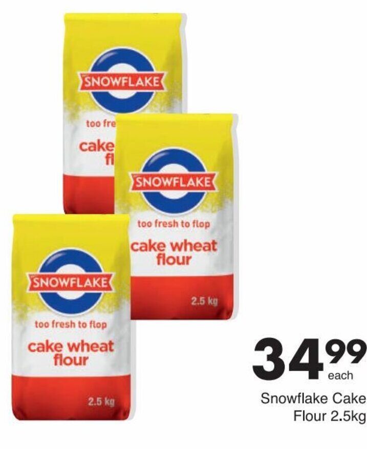 each Snowflake Cake Flour 2.5kg offer at Save