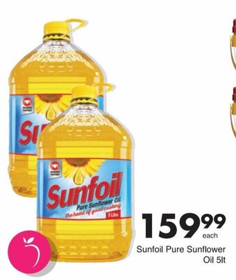 Save Sunfoil Pure Sunflower Oil 5lt offer