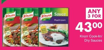 Save Knorr Cook-In/ Dry Sauces offer