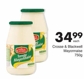 Save Crosse & Blackwell Mayonnaise 750g offer
