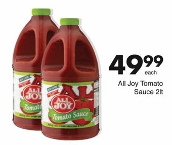 Save All Joy Tomato Sauce 2lt offer