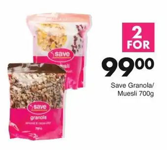 Save Save Granola/ Muesli 700g offer
