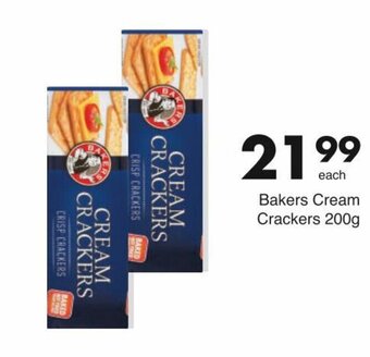 Save Bakers Cream Crackers 200g offer