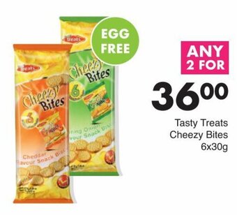 Save Tasty Treats Cheezy Bites 6x30g offer