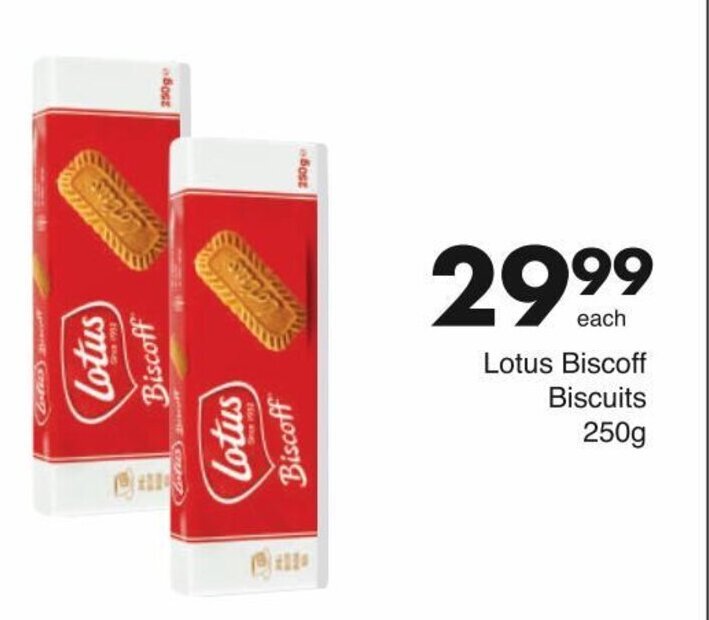 Lotus Biscoff Biscuits 250g offer at Save