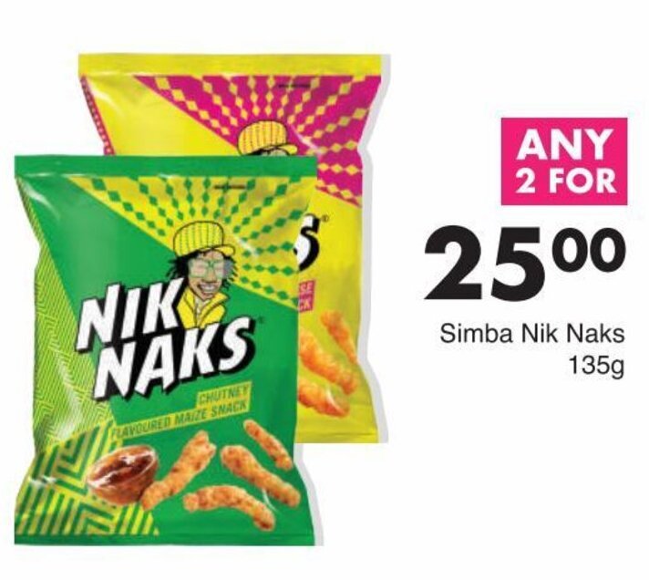 Simba Nik Naks 135g offer at Save