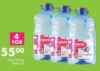 Save Spring Water 5lt