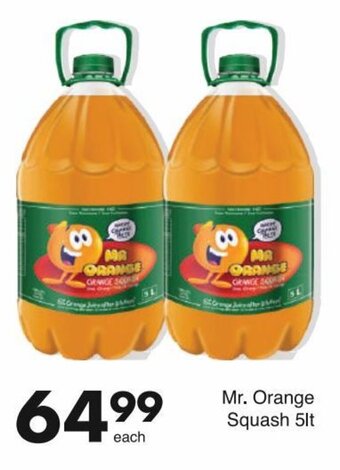 Save Mr. Orange Squash 5lt offer