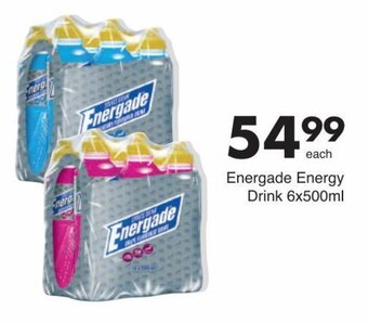 Save Energade Energy Drink 6x500ml offer