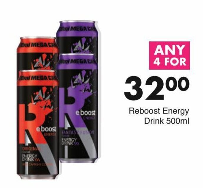 Reboost Energy Drink 500ml offer at Save