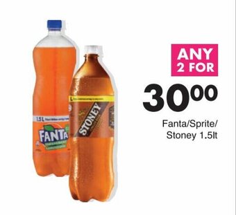 Save Fanta/Sprite/ Stoney 1.5lt offer
