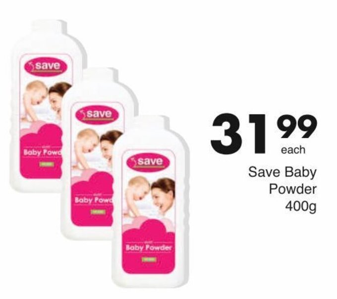 Save Baby Powder 400g offer at Save
