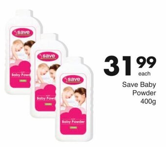 Save Save Baby Powder 400g offer