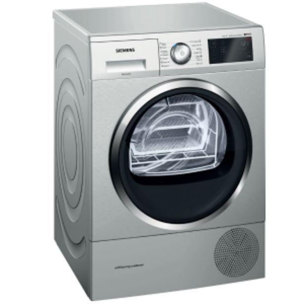 Siemens 9kg heat pump tumble dryer wt7w466sza offer at Hirsch's