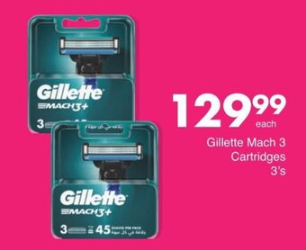 Save Gillette Mach 3 Cartridges 3's offer