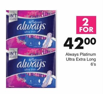 Always Platinum Ultra Extra Long 6's