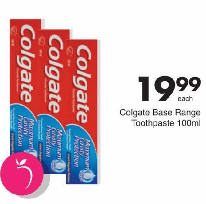 Colgate Base Range Toothpaste 100ml offer at Save