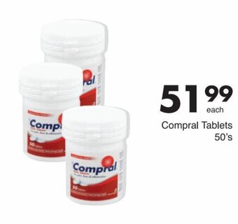 Save Compral Tablets 50's offer