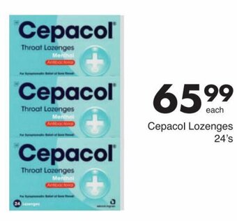 Save Cepacol Lozenges 24's offer