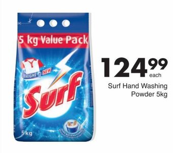 Save Surf Hand Washing Powder 5kg offer