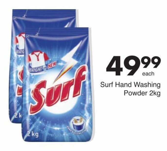 Surf Hand Washing Powder 2kg offer at Save